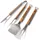 Denver Broncos 3-Piece Grill Tongs, Spatula &amp; Fork BBQ Set, Multicolor