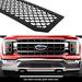 2021-2022 Ford F-150 Stainless Steel Black Powder Coated Finish 2.5Mm Wire Mesh Black Wire Mesh Grille