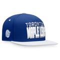 Men's Fanatics Branded Blue/White Toronto Maple Leafs Heritage Retro Two-Tone Snapback Hat