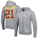 Men's Mitchell & Ness Gray Washington Commanders Sean Taylor Legacy Project Full-Zip Hoodie Jacket