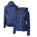 Women's Cutter & Buck Heather Royal Delaware Fightin' Blue Hens Mainsail Sweater-Knit Full-Zip Hoodie