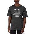 Men's Uscape Apparel Black Arkansas Razorbacks Garment Dyed T-Shirt