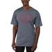 Men's Uscape Apparel Blue Ole Miss Rebels Garment Dyed T-Shirt