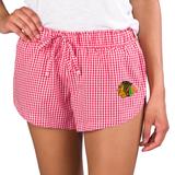 Women's Concepts Sport Red/White Chicago Blackhawks Tradition Woven Shorts