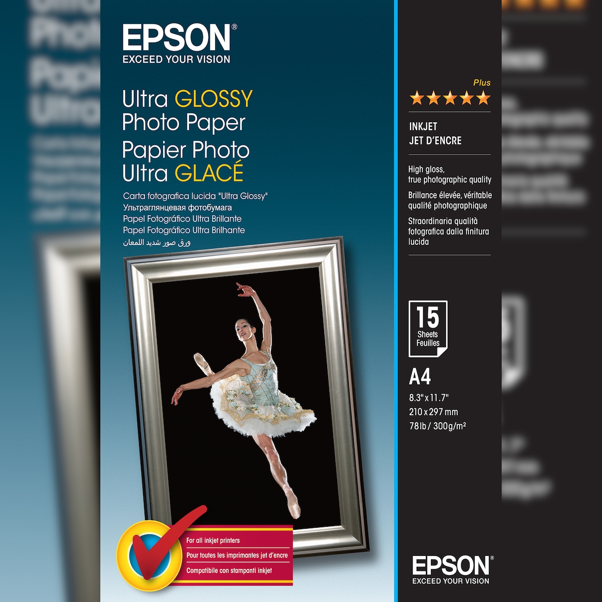 Epson Ultra Glossy Photo Paper - A4 - 15 Blätter Image