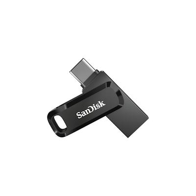 SanDisk Ultra Dual Drive Go USB-Stick 256 GB USB Type-A / USB Type-C 3.2 Gen 1 (3.1 Gen 1) Schwarz