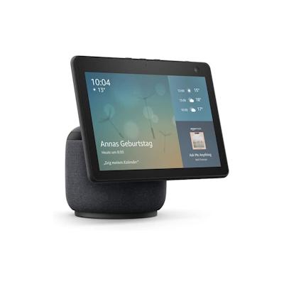 Amazon Echo Show 10 (3. Generation) 25,6 cm (10,1 Zoll) Hochauflösendes Smart Display mit Bewegungsfunktion und Alexa, A