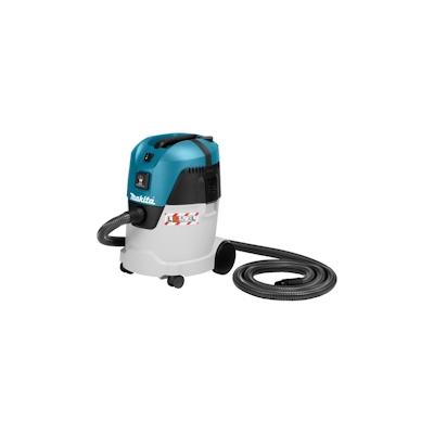 Makita VC2512L Industriestaubsauger Schwarz, Blau, Metallisch 25 l 1000 W