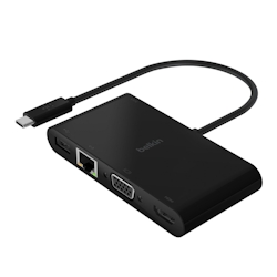 Belkin AVC004BTBK Schnittstellen-Hub USB 3.2 Gen 1 (3.1 Gen 1) Type-C Schwarz Image