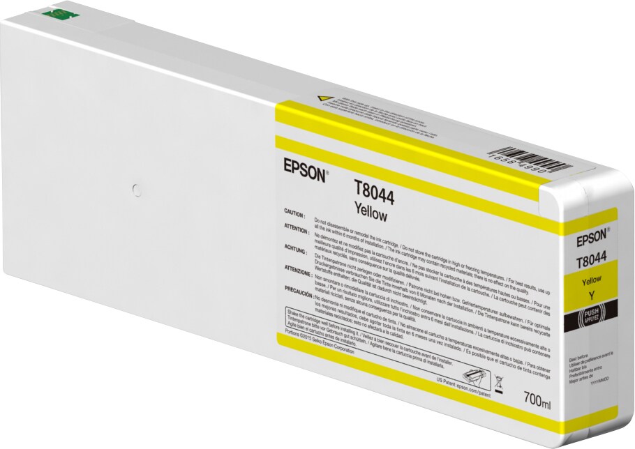 Epson Singlepack Yellow T804400 UltraChrome HDX/HD 700ml Image