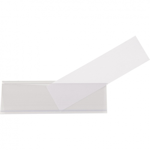 Start-Set Etikettenhalter und Papieretiketten, beschriftbar, 100x30mm, 100/VE Image