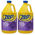 Zep Shower Tub and Tile Cleaner 1 Gallon ZUSTT128 (Case of 2) - No Scrub Pro Formula Breaks up Tough Buildup on Contact