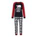 Shuttle tree Matching Family Pajamas Sets Christmas PJ s with Cartoon Bear Printed Tee and Pants Loungewear