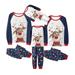 Christmas Family Pajamas Matching Sets Christmas Sleepwear Parent-Child Pjs Outfit for Christmas Holiday Xmas