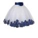 Ekidsbridal Ivory Tulle Rose Petals Flower Girl Dresses Wedding Pageant Ball Gown Birthday Party Easter Summer 302T 12
