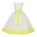 Ekidsbridal Ivory Tulle Rose Petals Flower Girl Dresses Wedding Pageant Ball Gown Birthday Party Easter Summer 302T 16