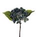 Vickerman 13 Blue Artificial Dried Hydrangea Pick 3 per bag.