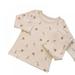 BULLPIANO 0-5T Baby Boys Girls Clothes Set Organic Cotton Soft Long Sleeve T-Shirt and Pants Outfit 2Pcs - Baby Girl Pajama Set