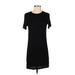 H&M Casual Dress - Shift: Black Solid Dresses - Women's Size X-Small