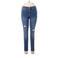 Gap Jeans - High Rise Skinny Leg Denim: Blue Bottoms - Women's Size 28 - Dark Wash