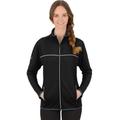 Trainingsjacke TRIGEMA "TRIGEMA Praktische Sportjacke aus Microfaser" Gr. XXXL, schwarz Damen Jacken Sportjacken