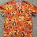 Disney Tops | Halloween Disney Scrub Small | Color: Orange | Size: S