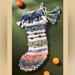 Anthropologie Holiday | Anthropologie All Roads Textured Stocking- Blue Motif | Color: Blue/Cream | Size: Os