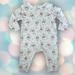 Disney One Pieces | Disney Winnie The Pooh Baby Girl’s Ruffle Bodysuit Outfit Size 3-6 Months | Color: Gray/Red | Size: 3mb