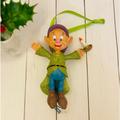 Disney Holiday | Disney Parks Snow White Seven Dwarfs Dopey Articulated Figural Ornament 4” | Color: Green | Size: Os