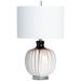 The Crestview Collection Kingston Glass Table Lamp