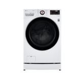 LG 4.5 Cu. Ft. Front Load Washer, Glass in White | 39 H x 27 W x 30.25 D in | Wayfair WM4000HWA