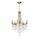 Maxim 14425 Cebu 5 Light 20-3/4&quot; Wide Taper Candle Chandelier Capiz / Gold Silver Indoor Lighting Chandeliers