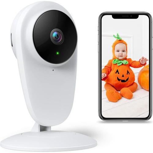 WLAN-Überwachungskamera, 1080P & WLAN-Kamera für Babys/Älteste/Haustiere, Babyphone-Kamera mit