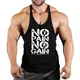 Vêtements de musculation pour hommes pas de douleur pas de revenus dans les vêtements de fitness