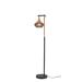Everly Quinn 60.25" Task Floor Lamp Solid Wood in Black/Brown/Yellow | 60.25 H x 11 W x 13.5 D in | Wayfair B76A312DA50B4D799A7B232CC0736936