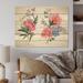Winston Porter Bouquet Of Red & Blue Wildflowers - Farmhouse Wood Wall Art Décor - Natural Pine Wood Metal in Blue/Brown/Pink | Wayfair