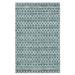 Gray/White 72 x 48 x 0.41 in Area Rug - Foundry Select Geometric Machine Tufted Polyester Area Rug in Polyester | 72 H x 48 W x 0.41 D in | Wayfair