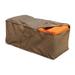 Arlmont & Co. Miguel Cushion Storage Bag Cover, Polyester in Brown | 19.5 H x 47.5 W x 18 D in | Outdoor Cover | Wayfair