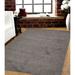 Arzezum Design Rectengular Shag Area Rug 5x7 Solid Color Low Pile Shag Easy to clean Pet Friendly Soft Nursery Runner Rug for Living Rooms Bedrooms Gray