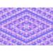 Ahgly Company Machine Washable Indoor Rectangle Transitional Mauve Purple Area Rugs 5 x 8