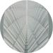 Ahgly Company Indoor Round Patterned Light Gray Novelty Area Rugs 8 Round