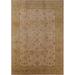 Ahgly Company Machine Washable Indoor Rectangle Industrial Modern Light Brown Area Rugs 2 x 4