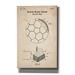 Epic Graffiti Soccer Ball Blueprint Patent Parchment Giclee Canvas Wall Art 26 x40