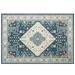 Costway Area Rugs 5 4 x 7 7 Faux Wool Fabric Doormat Home Carpet Living Room Bedroom