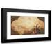 Guillaume Taraval 14x10 Black Modern Framed Museum Art Print Titled - Angels Looking Up at the Eye of God. Study