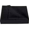 400 Thread Count 3 Piece Flat Sheet ( 1 Flat Sheet + 2- Pillow cover ) 100% Egyptian Cotton Color Black Solid Size King