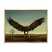 Designart Open Wings Roc Bird in Wild Farmhouse Framed Canvas Wall Art Print