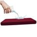 Yuehao Cushion Cover 1-4 Seats Waterproof Sofa Seat Cushion Cover Couch Stretchy Slipcovers Protector Red