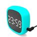 TureClos LED Silicone Alarm Clocks Silicone Electronic Table Clock Calendar Perfection Voice Control