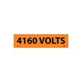 National Marker Voltage Marker; Adhesive Vinyl 4160 Volts 2 1/4X9 JL2013O